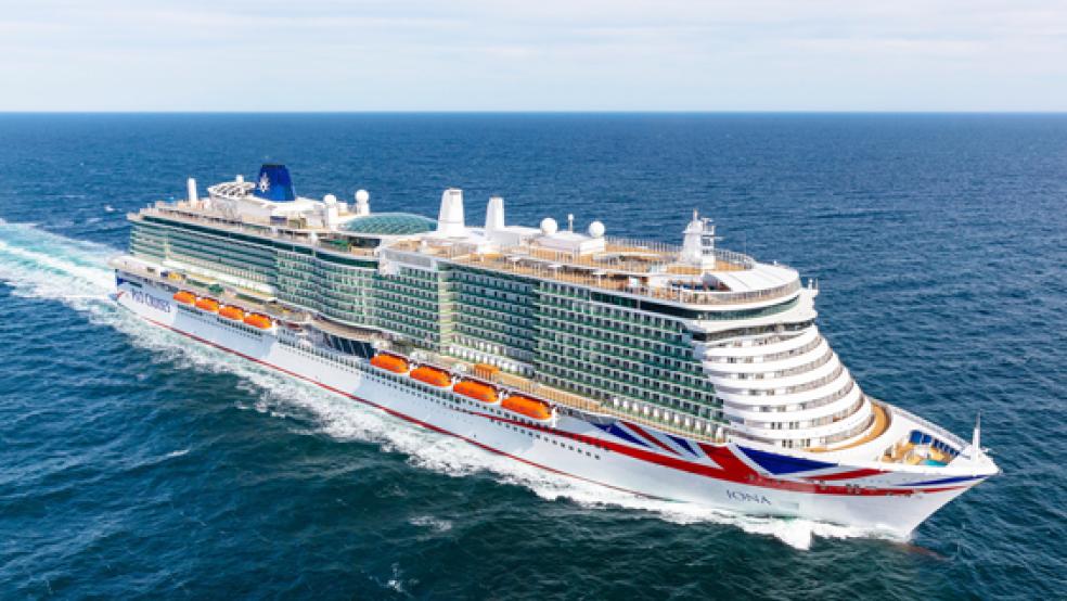 Vor ihrer Ablieferung absolvierte die »Iona« Testfahrten in der Nordsee. © Foto: Meyer Werft