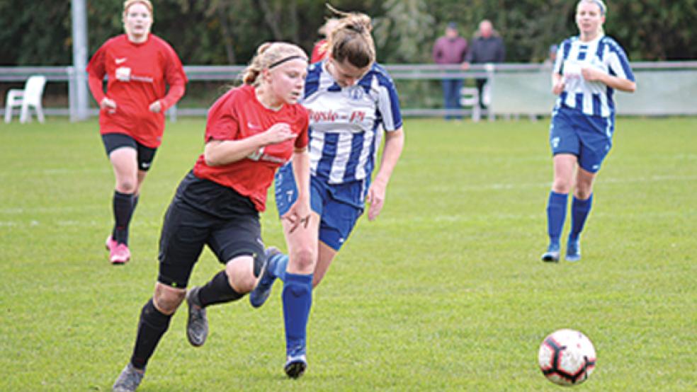 Jana Frieling bereitete den Sportfreundinnen defensiv immer wieder Probleme. Kurz nach der Pause erzielte sie das 2:0. © Foto: Born