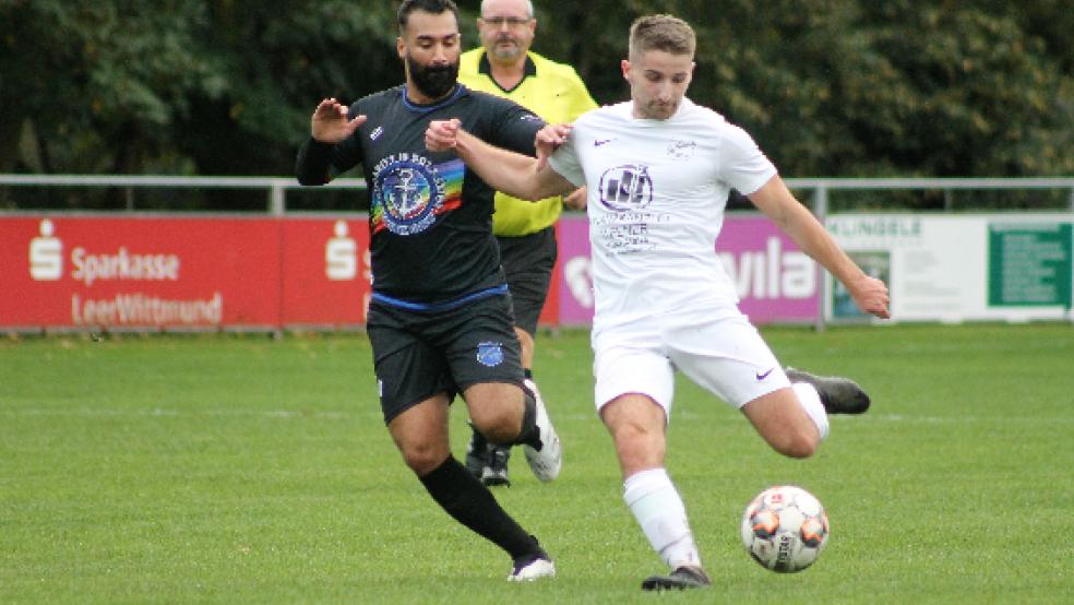 Matthias Dreese und Stapelmoor fuhren einen souveränen Sieg gegen Borussia Leer ein. © Foto: Yzer