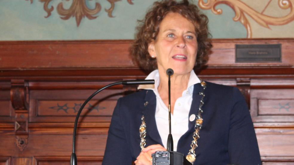Die Leeraner Bürgermeisterin Beatrix Kuhl. © Foto: Berents