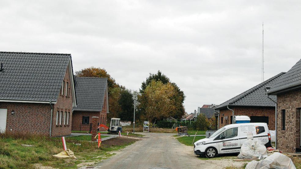 Im Baugebiet Nördlich Gasthuslohne sind mittlerweile 16 von 17 Grundstücken verkauft, so der SPD-Ortsverein Stapelmoor/Oberrheiderland. © Foto: Hoegen