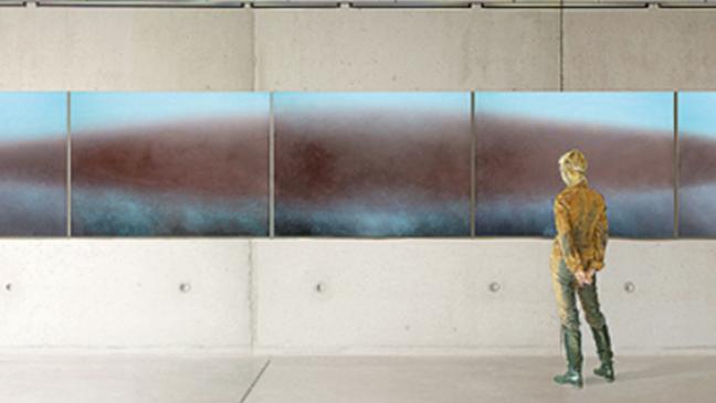 Zu »dark light« zwei Tage Vernissage