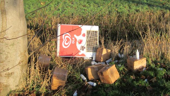 Gefrierschränke und Plastikflaschen illegal entsorgt