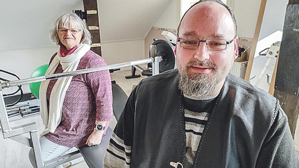 Der Kampf gegen Sucht ist ein extremer Kraftakt. Peter aber bekam dabei Unterstützung von Kathrin Gawenda und dem gesamten Team vom Haus Fresena. © Foto: Himstedt