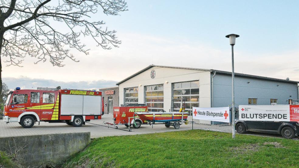 Vormerken: Am 19. März 2021 findet das nächste Mal wieder ein Blutspendetermin im Feuerwehrhaus in Bingum statt.  © Fotos: Ammermann