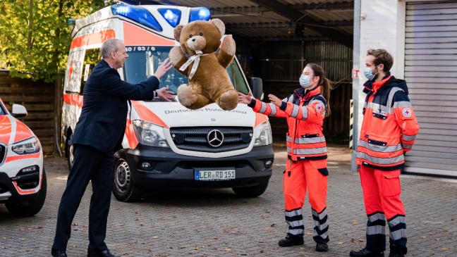 100 »Tröstebären« für den Rettungsdienst