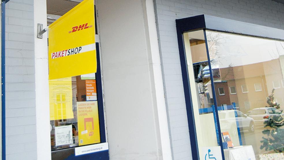 Der DHL-Shop bei Klinkenborg bietet jetzt auch einen Abholservice an. © Foto: Hoegen