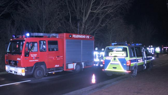 Radfahrer nach Unfall in Lebensgefahr