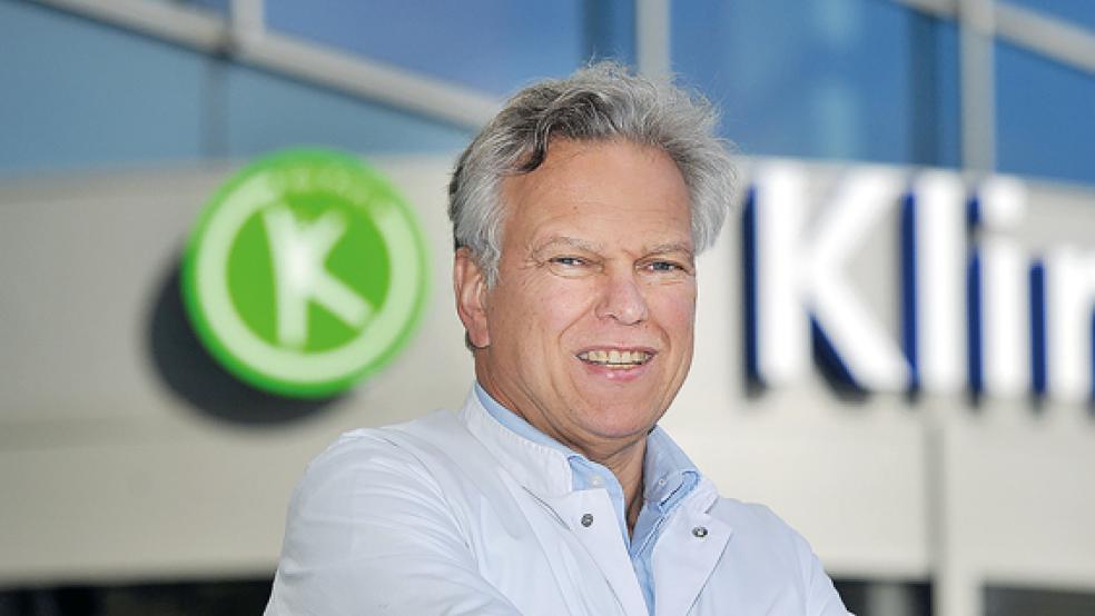 Dr. Hans-Jürgen Wietoska ist Ärztlicher Leiter im Leeraner Klinikum. © Foto: RZ-Archiv