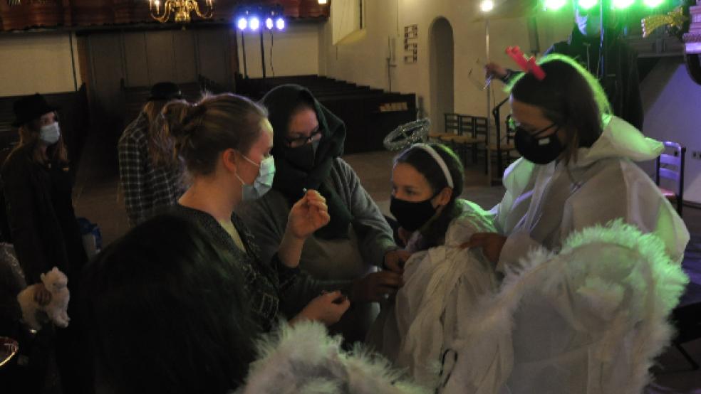 Nach dem Dreh in der Georgskirche ist das Weihnachtsvideo ist jetzt »online«. © Boelmann