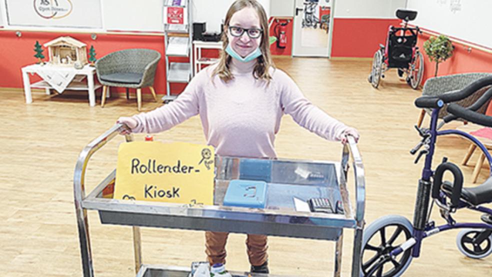 Handicap, na und? Tomke Meinders ist zwar körperlich eingeschränkt, aber hat sich nie unterkriegen lassen und hat mit ganz viel Selbstbewusstsein ihren Traumjob gefunden.  © Foto: Himstedt