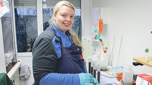 Die Labortechniker vom Klärwerk