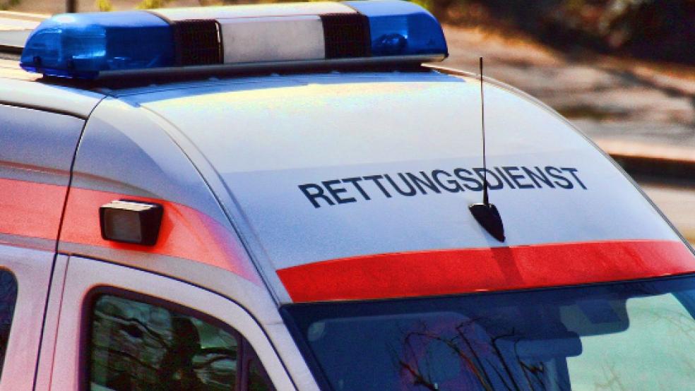Der Rettungsdienst brachten den verletzten Arbeiter ins Pius-Hospital nach Oldenburg. © Symbolfoto: Pixabay