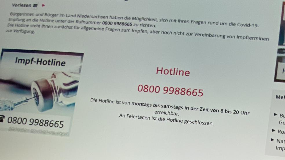 Völlig überlastet waren Hotline und Internet-Portal bei der Impftermin-Vergabe für über 80-Jährige. © Hanken