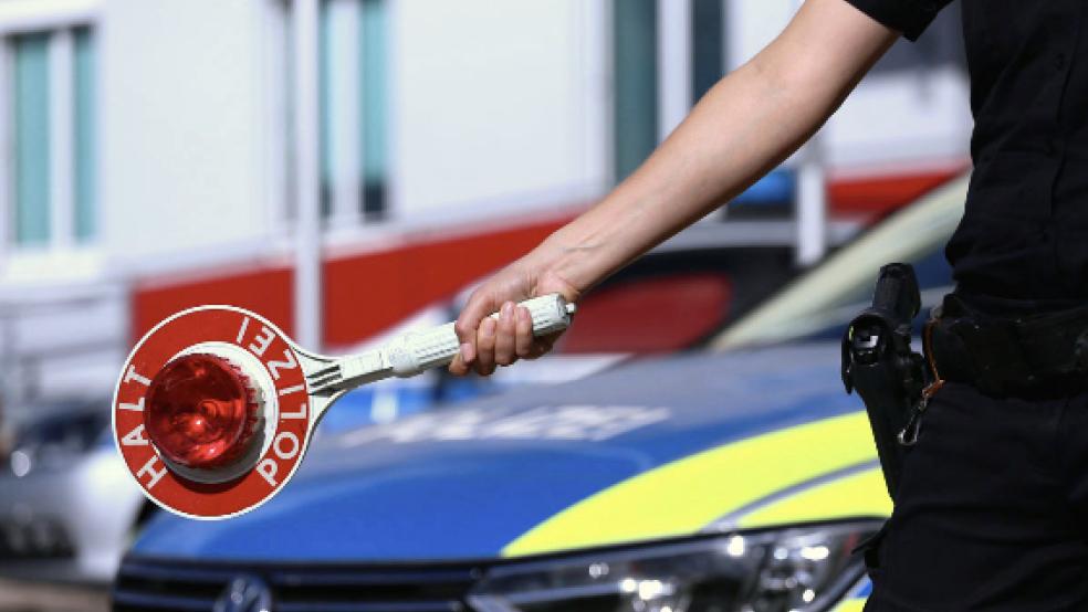 Ein Autofahrer aus Ostrhauderfehn hat versucht, sich einer Polizeikontrolle in Leer zu entziehen. © Symbolfoto: Polizei