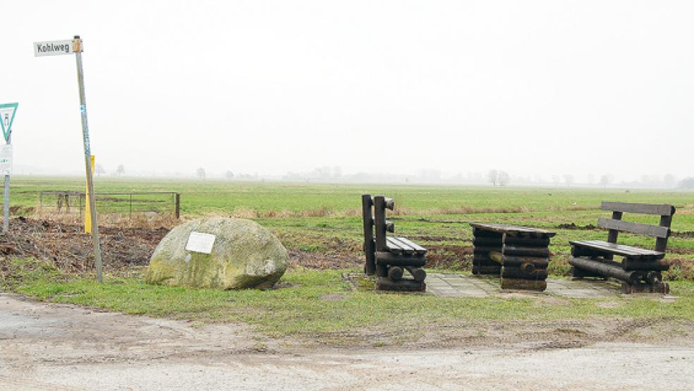 Ein trostloses Bild bietet derzeit der Rastplatz am Kohlweg im Stapelmoorer Hammrich. © Foto: Hoegen