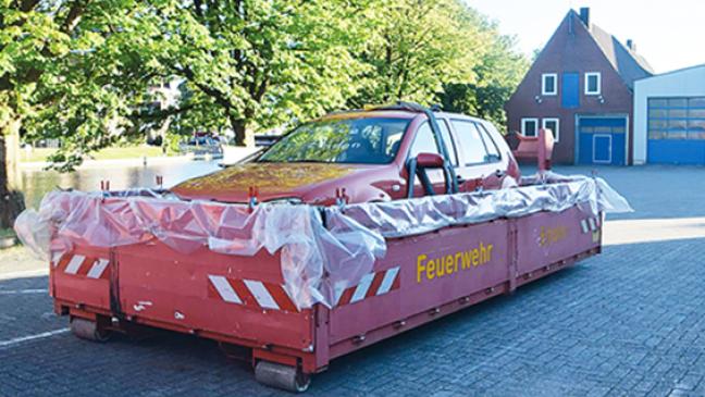 Brennende Akkus kommen ins Bad