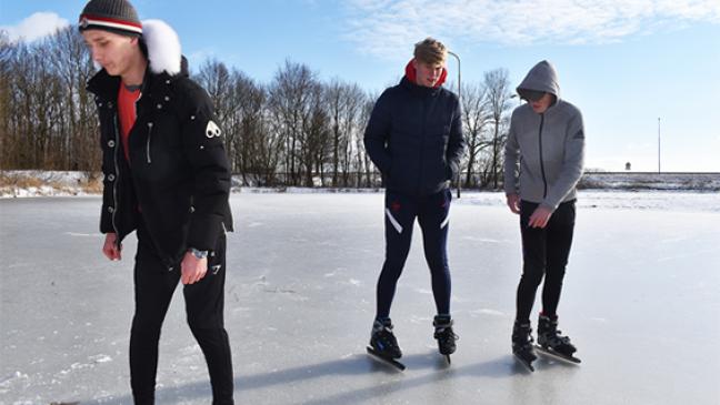 Erstes Eisvergnügen der Saison in Bad Nieuweschans