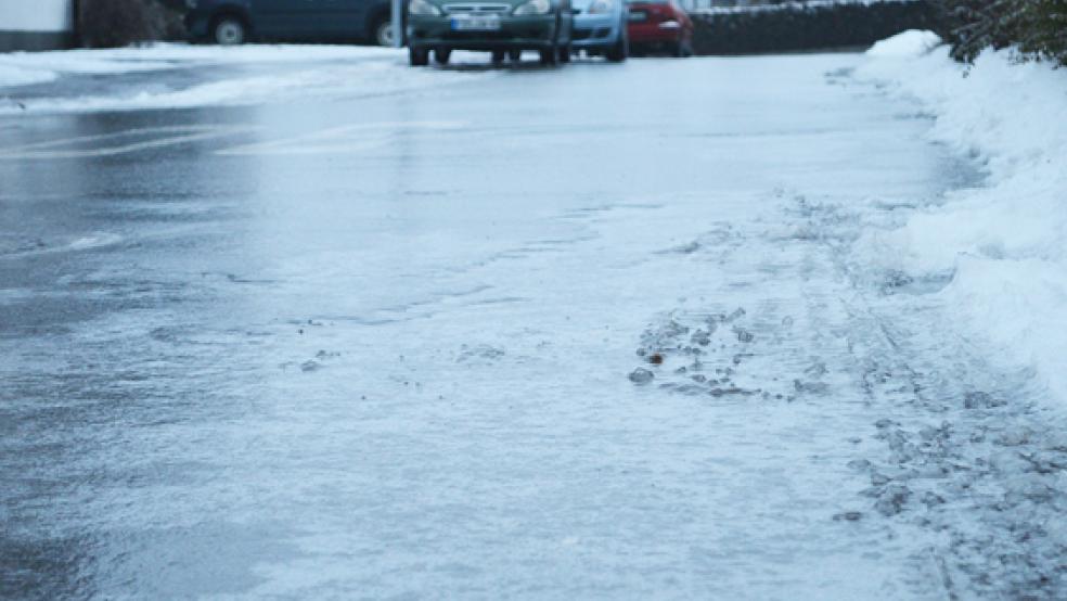 Eisregen verwandelte auch die Straßen im Kreis Leer in Rutschbahnen.  © Foto: pixabay