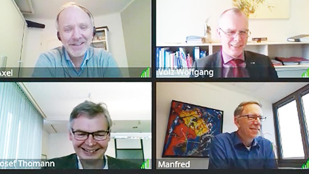 Aufgrund der Corona-Pandemie tauschen sich die Stadtwerke-Chefs zweimal monatlich per Videokonferenz aus, unterstützen sich gegenseitig beim Umgang mit der Pandemie und suchen gemeinsame Strategien.  © Foto: Stadtwerke Leer