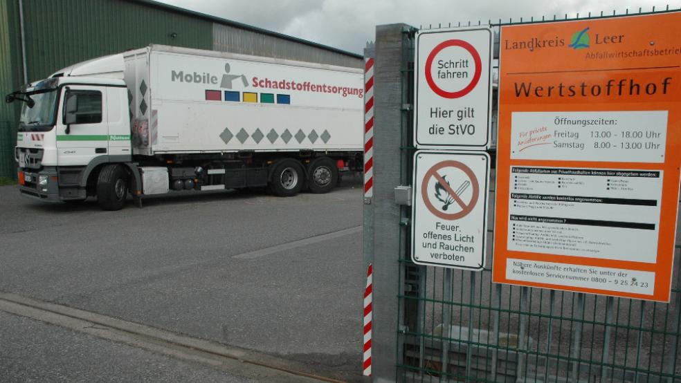 Das Schadstoff-Mobil des Landkreis startet im März die nächste Schadstoffsammlung.  © Archivfoto: Szyska