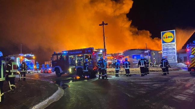 Ursache für Brand bei Lidl wohl ein Defekt