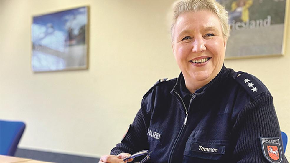 Passion Prävention: Polizeihauptkommissarin Svenia Temmen hilft Bürgern in »Sicherheitsfragen«.  © Foto: Hanken