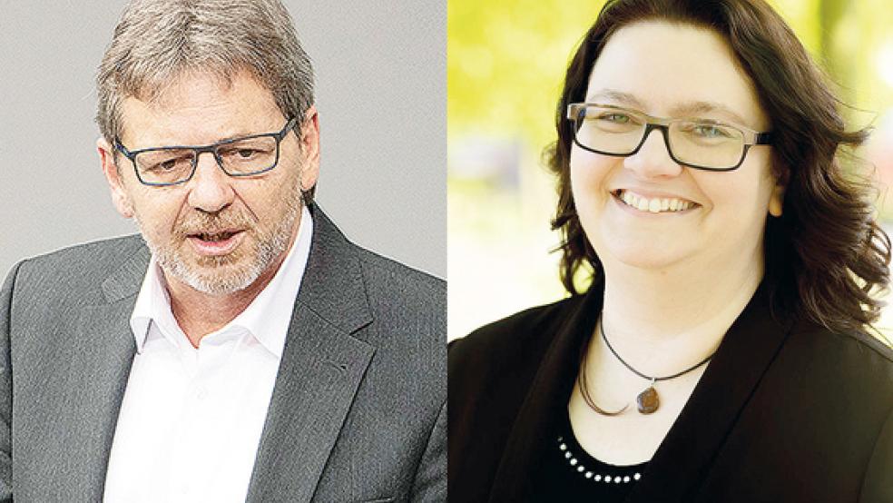 Markus Paschke, SPD-Bundestagsabgeordneter, übt heftige Kritik an der Leeraner SPD-Kreisvorsitzenden Anja Troff-Zaffarzyk.  © Fotos: Plambeck/SPD