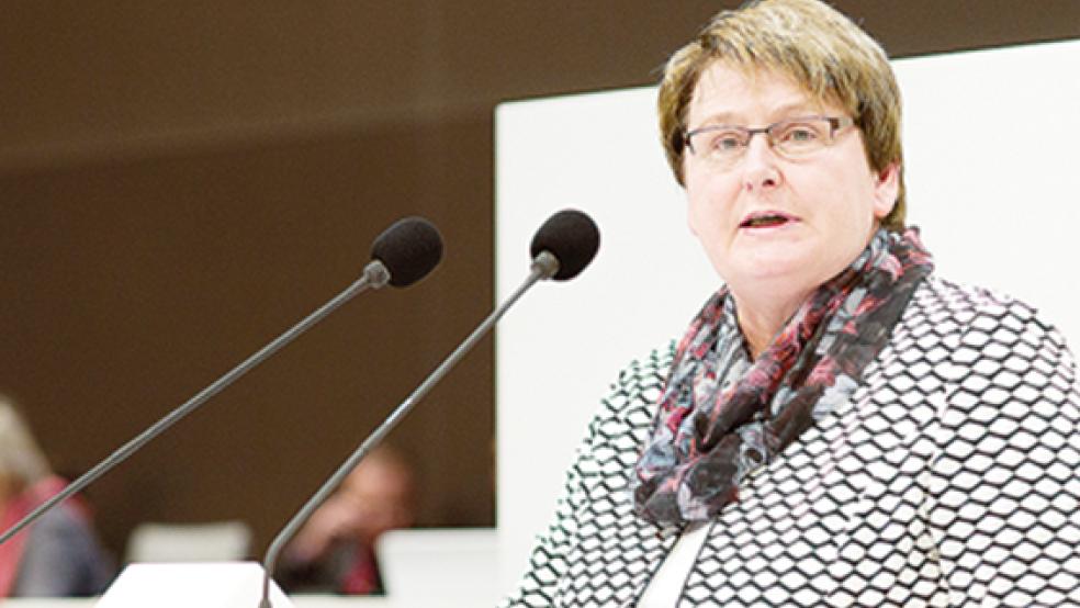 Stärkt Betriebsrat und Belegschaft der Meyer Werft den Rücken: Hanne Modder (SPD).  © Foto: RZ-Archiv