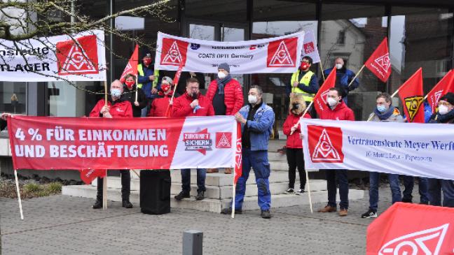 Mahnende Worte bei den Leda-Werken