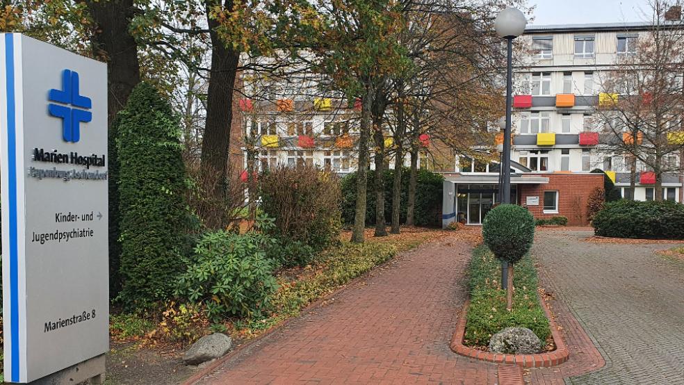 Die Kinder- und Jugendpsychiatrie in Aschendorf verzeichnete deutliche gestiegene Fallzahlen. Die Zahl der Notfälle hat sich nahezu verdoppelt.Foto: Marien Hospital © Marien Hospital