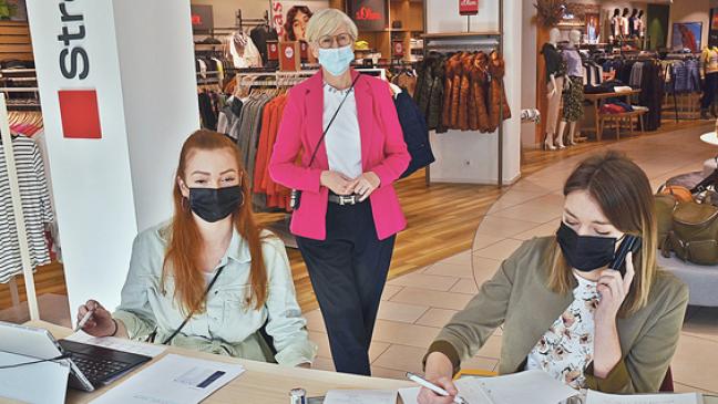 »Click & Meet« mit 40 Quadratmetern Platz für jeden Kunden