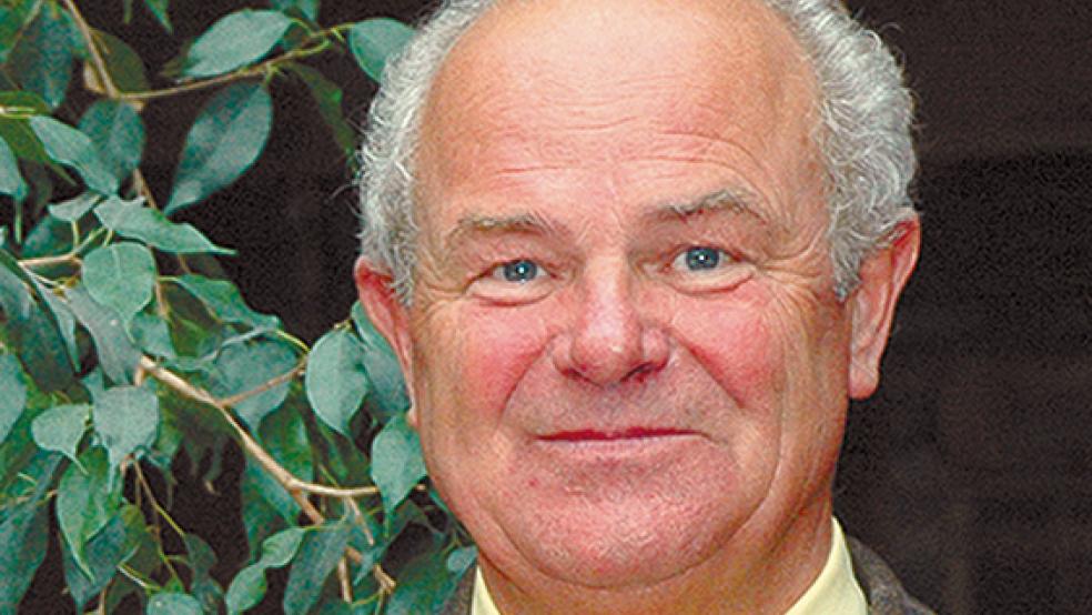 Ratsherr Heinrich-Friedrich Holtkamp fordert die Gruppen und Fraktionen im Rat der Stadt Weener auf, zu handeln, um den Sitzungsbetrieb auch unter Corona-Bedingungen wieder aufzunehmen.  © Foto: Archiv