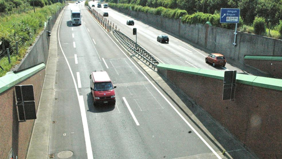 Ab der kommenden Woche ist im Bereich des Emstunnels mit Verkehrsbehinderungen zu rechnen.  © Archivfoto: Szyska