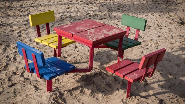 Vandalismus auf dem Spielplatz