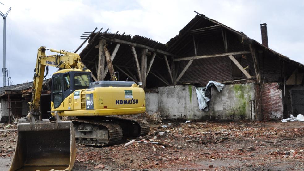 Das alte Hofgebäude an der Straße 