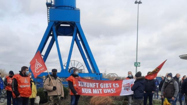 Warnstreik auf der Meyer Werft