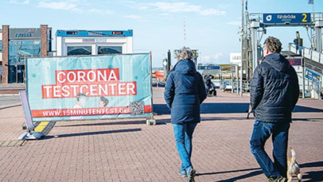 Schnelltests am Fähranleger