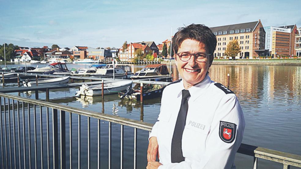 Nahm auch an der Veranstaltung teil: Christa Frigger von der Polizei in Leer.  © Foto: Polizei