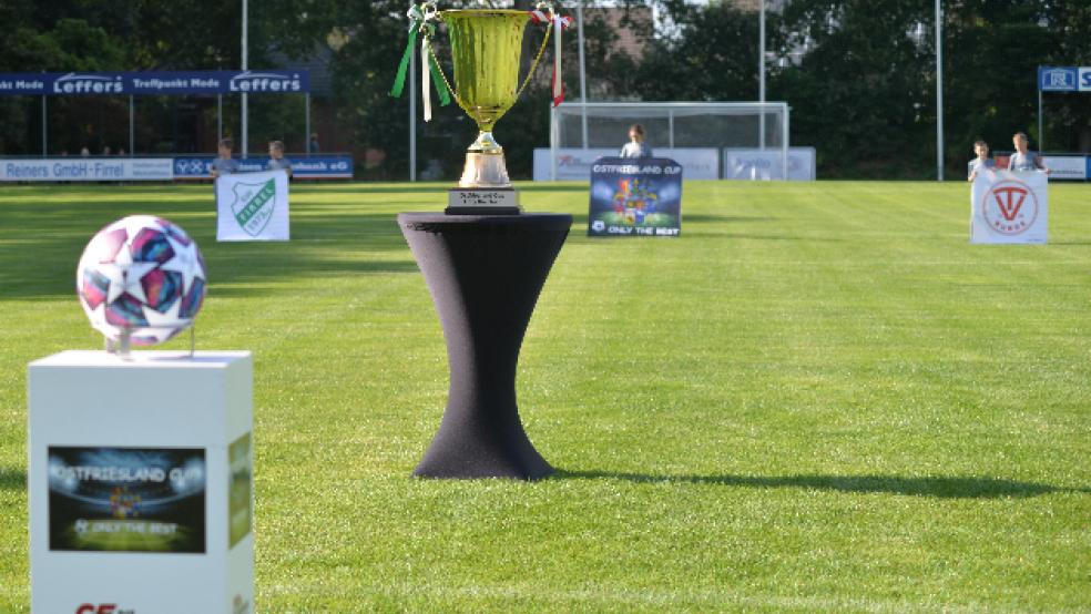 Erneutes Aufeinandertreffen möglich, wenn es nach den Organisatoren geht: GW Firrel ist als Landesligist für den Ostfriesland-Cup gesetzt, der TV Bunde ist als bester Bezirksligist nach Punktequotienten ebenfalls wieder dabei. © Foto: Born