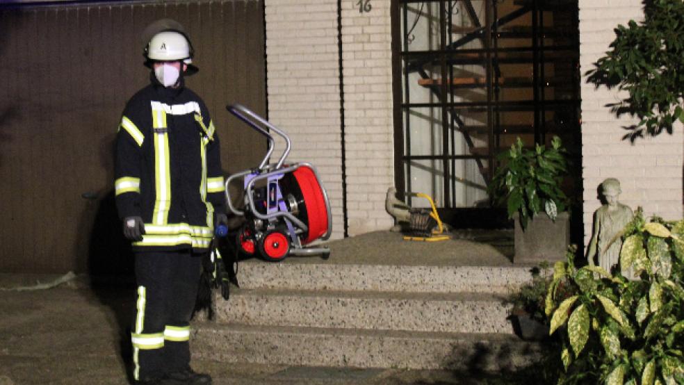 In Möhlenwarf war die Feuerwehr gestern Abend gefordert.  © Rand (Feuerwehr)