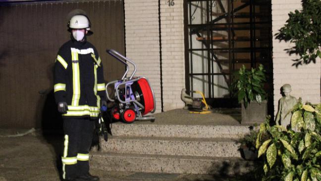 Gasleitung in Wohnhaus durchtrennt