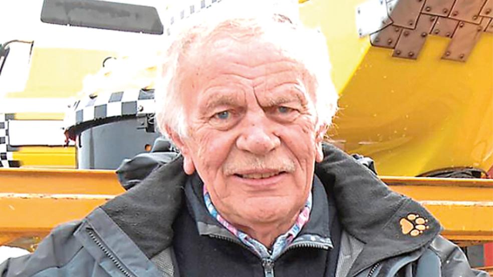 Ein Bild aus Vor-Corona-Zeiten: Schausteller Jonny Eden beim Aufbau zum Emder Frühjahrsmarkt 2016.  © Foto: Archiv