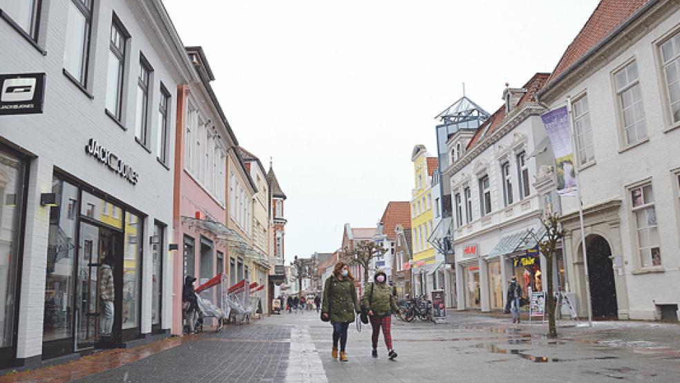 Die Auricher Burgstraße gehört natürlich mit zum Gebiet des Modellprojektes.  © Foto: Franziska Otto