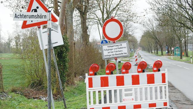 L 16: Baustopp wegen Winterkälte