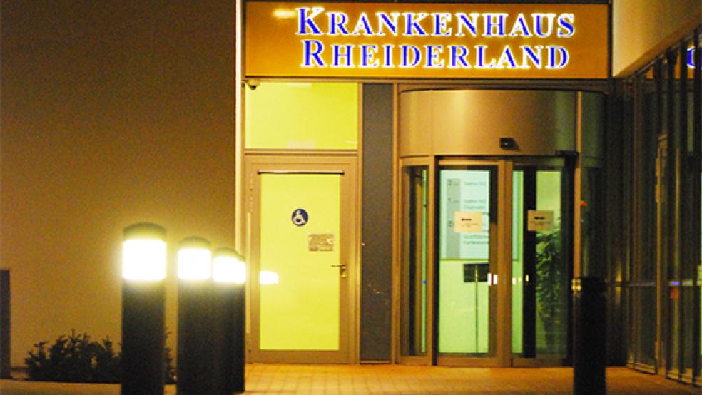 Im Krankenhaus Rheiderland soll in Kürze ein Corona-Testzentrum eröffnet werden.  © Foto: Hanken