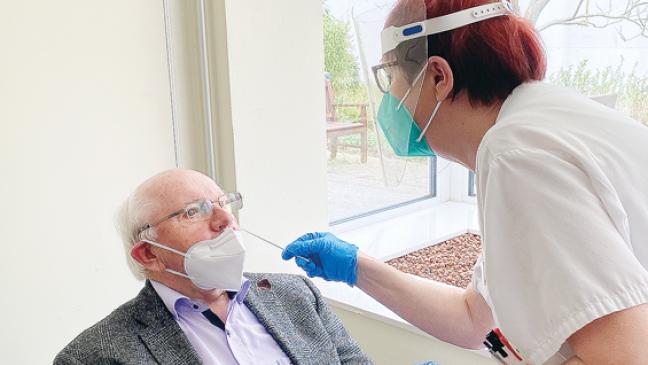 Popel-Test im Krankenhaus