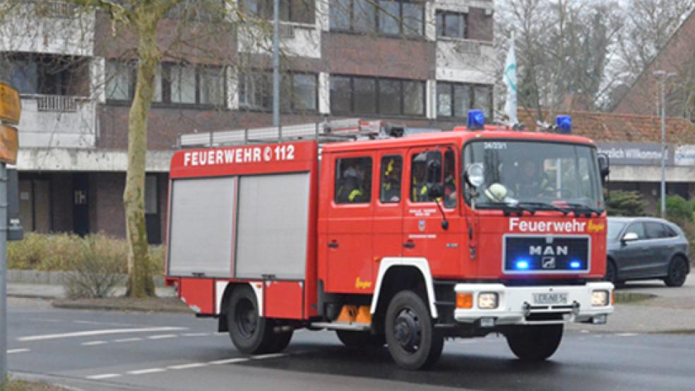 Die Feuerwehr Weener war heute nach Auslösen der Brandmeldeanlage im Altenzentrum in Weener im Einsatz.  © Foto: Archiv