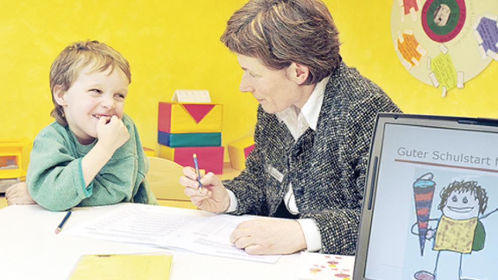 Das ist keine gute Entwicklung: Im Landkreis Leer nimmt die Zahl der Kinder mit Sprachauffälligkeiten zu.  © Foto: Puchner (dpa)