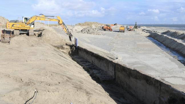 Westdeich auf Norderney wird saniert